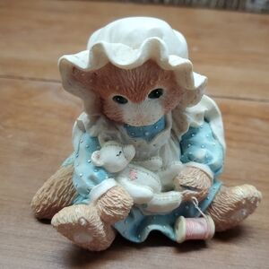 1994 Enesco Calico Kittens "You Make It All Better" #102202 Vintage Resin Cat